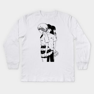 Nakamura Kasuga Saeki Aku No Hana Kids Long Sleeve T-Shirt